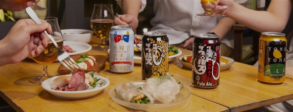 夏の長い夜をクラフトビールと楽しむ